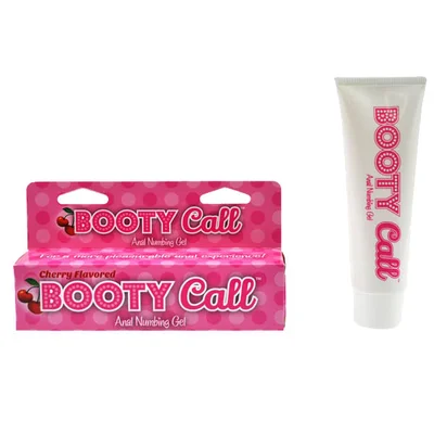 booty call cherry cherry flavoured anal numbing gel 44 ml 15 oz tube