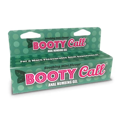 booty call mint mint flavoured anal numbing gel 44 ml 15 oz tube