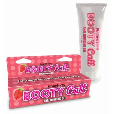 booty call anal numbing gel strawberry flavoured anal numbing gel 44 ml 15 oz tube
