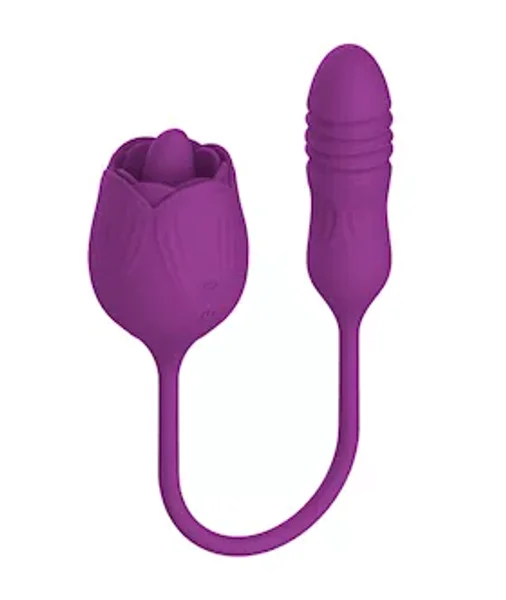 Amore Thrusting Rose Vibrator — image 2 of 7