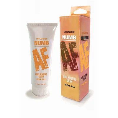 numb af unflavoured unflavoured anal numbing cream 44 ml tube
