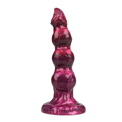 crimson seraph rod alien knot dildo by club x