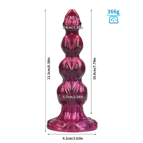 Crimson Seraph Rod – Alien Knot Dildo by Club X — image 6 of 6