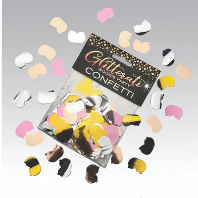 glitterati boobie confetti party decoration