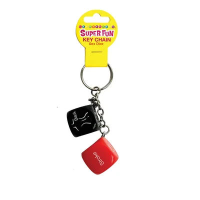 super fun key chain sex dice erotic dice novelty keychain