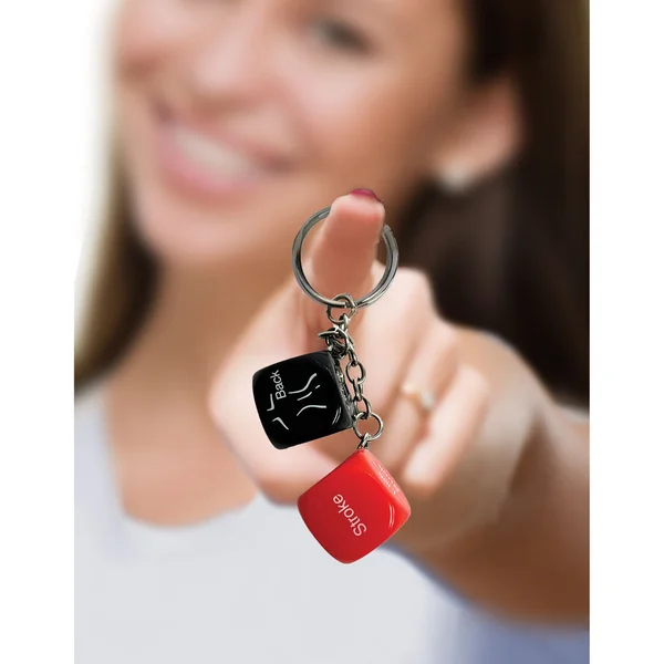 Super Fun Key Chain - Sex Dice - Erotic Dice Novelty Keychain — image 2 of 2