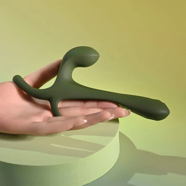 Zero Tolerance STRAP, TAP & GO - Green USB Rechargeable Vibrating & Tapping Penis Sleeve with Wireless Remote — image 5 of 18