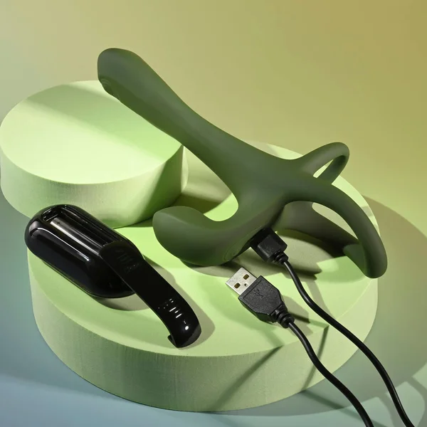 Zero Tolerance STRAP, TAP & GO - Green USB Rechargeable Vibrating & Tapping Penis Sleeve with Wireless Remote — image 18 of 18