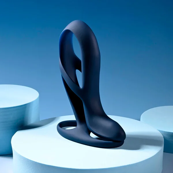 Zero Tolerance BIG TIME - Navy Blue USB Rechargeable Vibrating Penis Sleeve with Wireless Remote — image 7 of 18