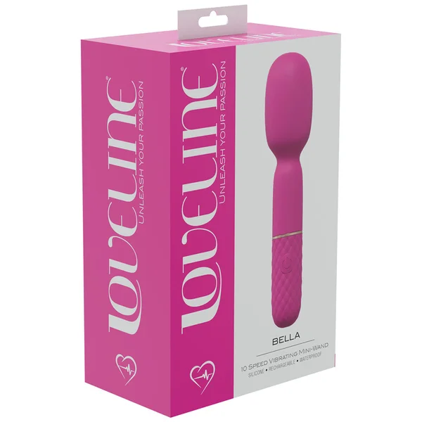 LOVELINE Bella - Pink - Pink 14 cm USB Rechargeable Massage Wand — image 3 of 3