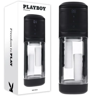 playboy pleasure side piece usb rechargeable warming auto stroker