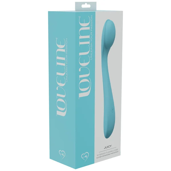 LOVELINE Juicy - Blue - Blue 21.5 cm USB Rechargeable Vibrator — image 5 of 5