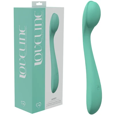 loveline juicy green 215 cm usb rechargeable vibrator