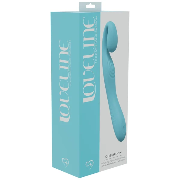 LOVELINE Obsession - Blue - Blue 18.4 cm USB Rechargeable Vibrator — image 4 of 4