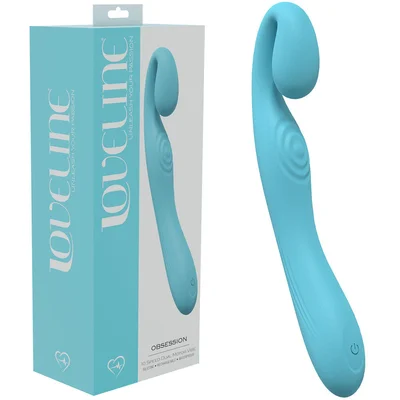 loveline obsession blue blue 184 cm usb rechargeable vibrator