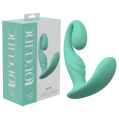 loveline bliss green green 115 cm usb rechargeable vibrator