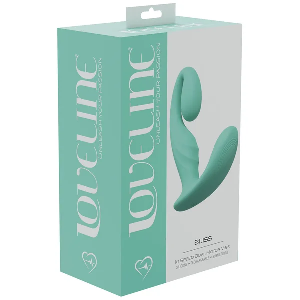 LOVELINE Bliss - Green - Green 11.5 cm USB Rechargeable Vibrator — image 4 of 4