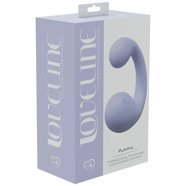 LOVELINE Playful - Lavender - Lavender 8.5 cm Dual Vibrator — image 4 of 4