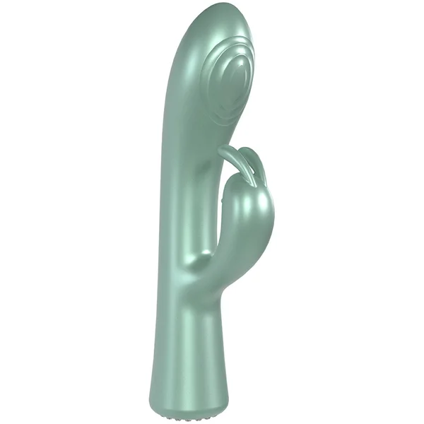 LOVELINE La Perla I - Green - Pearlescent Green 19.2 cm USB Rechargeable Rabbit Vibrator — image 2 of 4