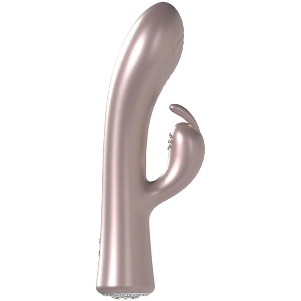 LOVELINE La Perla I - Pink - Pearlescent Pink 19.2 cm USB Rechargeable Rabbit Vibrator — image 3 of 4