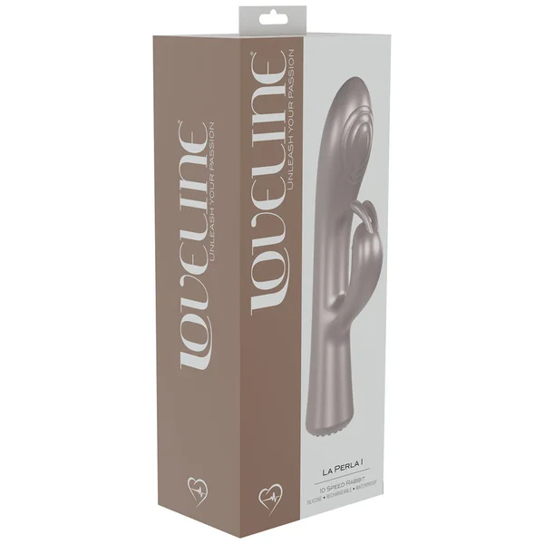 LOVELINE La Perla I - Pink - Pearlescent Pink 19.2 cm USB Rechargeable Rabbit Vibrator — image 4 of 4