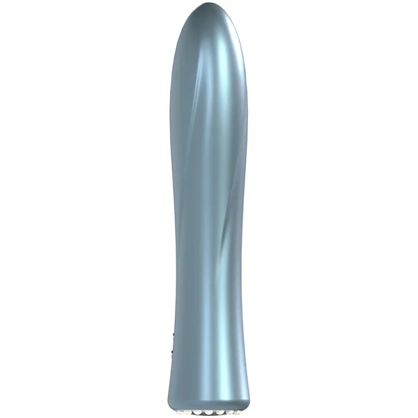 LOVELINE La Perla II - Blue - Pearlescent Blue 19.2 cm USB Rechargeable Vibrator — image 2 of 3