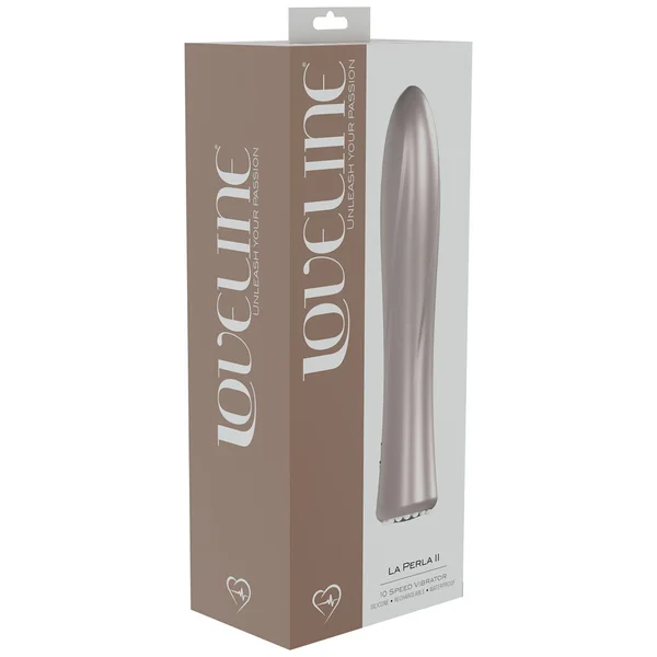 LOVELINE La Perla II - Pink - Pearlescent Pink 19.2 cm USB Rechargeable Vibrator — image 3 of 3