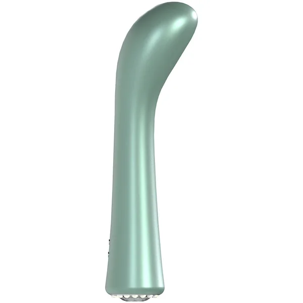 LOVELINE La Perla III - Green - Pearlescent Green 19.2 cm USB Rechargeable Vibrator — image 3 of 4