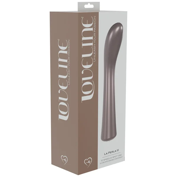 LOVELINE La Perla III - Pink - Pearlescent Pink 19.2 cm USB Rechargeable Vibrator — image 4 of 4
