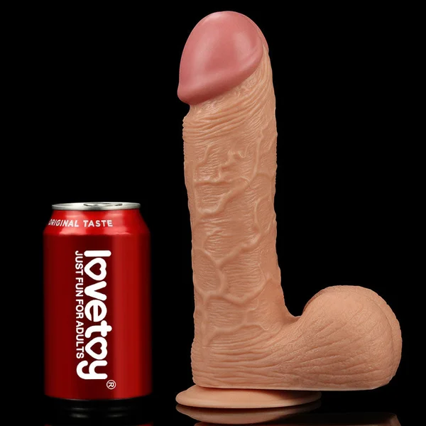 King Size 9'' Realistic Dildo - Flesh 23 cm Dong — image 5 of 8