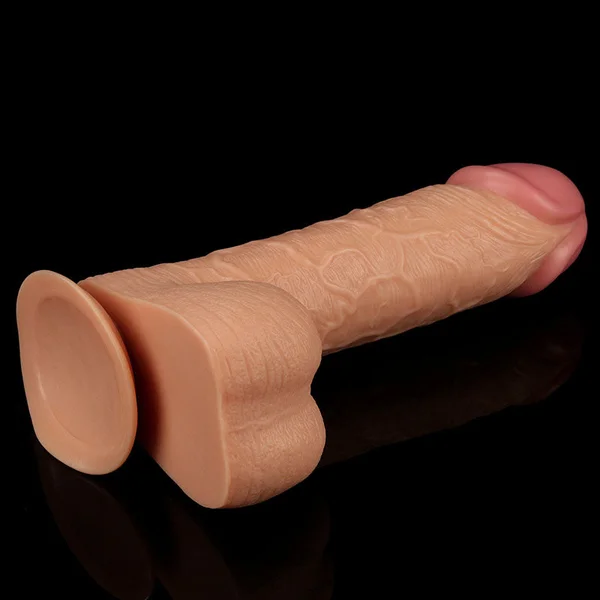 King Size 9'' Realistic Dildo - Flesh 23 cm Dong — image 6 of 8