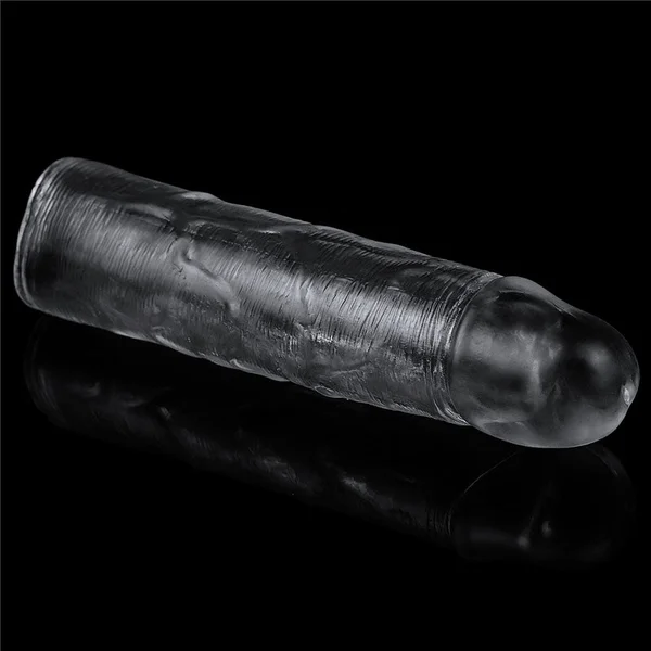 Flawless Clear Penis Sleeve 1'' - Clear 2.5 cm Penis Extender Sleeve — image 5 of 9