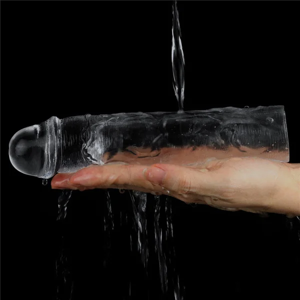 Flawless Clear Penis Sleeve 2'' - Clear 5 cm Penis Extender Sleeve — image 8 of 9