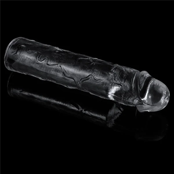 Flawless Clear Penis Sleeve 2'' - Clear 5 cm Penis Extender Sleeve — image 4 of 9