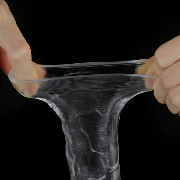 Flawless Clear Penis Sleeve 2'' - Clear 5 cm Penis Extender Sleeve — image 7 of 9