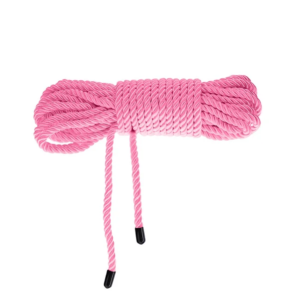 OUCH! Bondage Rope - 10 M - Pink - Pink Nylon Bondage Rope - 10 metre Length — image 5 of 6