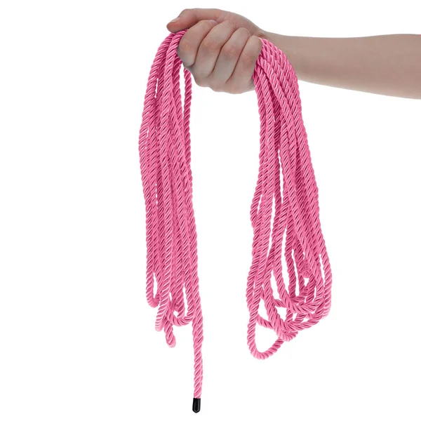 OUCH! Bondage Rope - 10 M - Pink - Pink Nylon Bondage Rope - 10 metre Length — image 3 of 6
