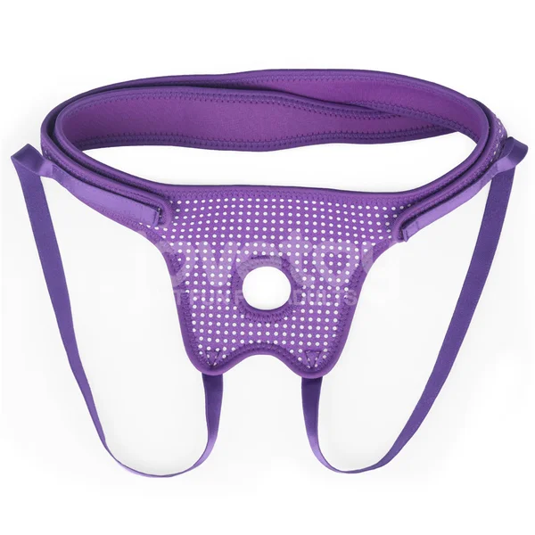 Ingen Easy Strap-On Harness - Purple Adjustable Strap-On Harness (No Probe Included) — image 6 of 9