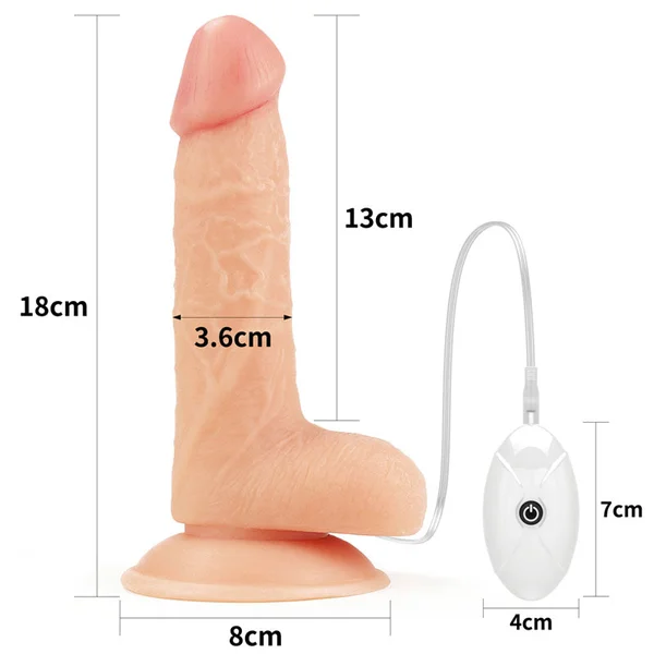 Ingen Vibrating Easy Strap-On Set - Flesh 17.8 cm (7'') Vibrating Strap-On — image 7 of 9