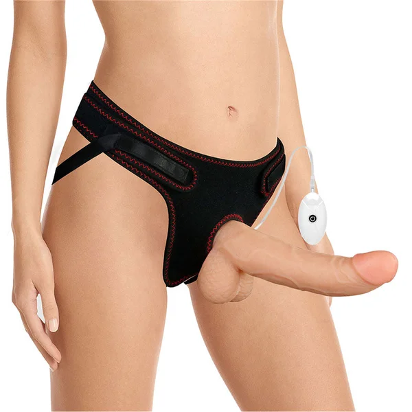 Ingen Vibrating Easy Strap-On Set - Flesh 21.6 cm (8.5'') Vibrating Strap-On — image 3 of 9