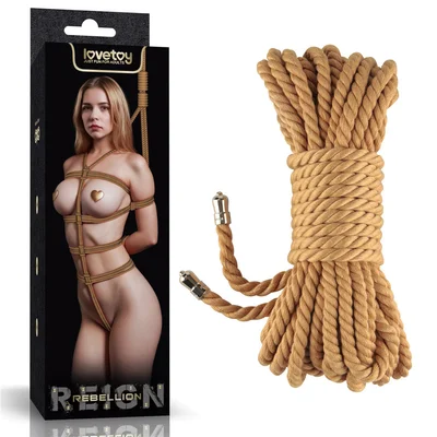 rebellion reign bondage rope natural natural bondage rope 10 metre length