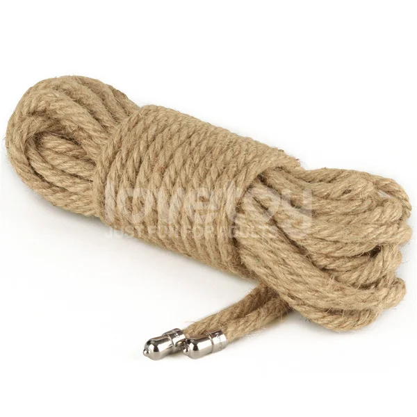 Rebellion Reign Hemp Bondage Rope - Rustic - Rustic Bondage Rope - 10 metre length — image 4 of 9