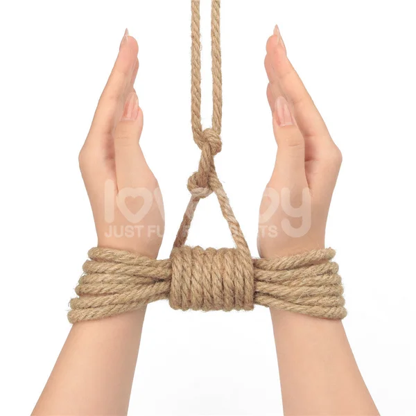 Rebellion Reign Hemp Bondage Rope - Rustic - Rustic Bondage Rope - 10 metre length — image 5 of 9