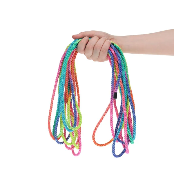 OUCH! Bondage Rope - 10 M - Multicolour 2 - Multicoloured Nylon Bondage Rope - 10 metre Length — image 3 of 5