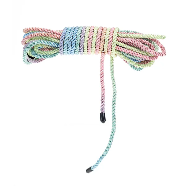 OUCH! Bondage Rope - 10 M - Multicolour 1 - Multicoloured Nylon Bondage Rope - 10 metre Length — image 5 of 6