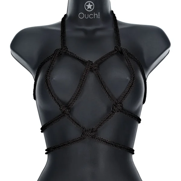 OUCH! Bondage Rope - 10 M - Black - Black Nylon Bondage Rope - 10 metre Length — image 2 of 6