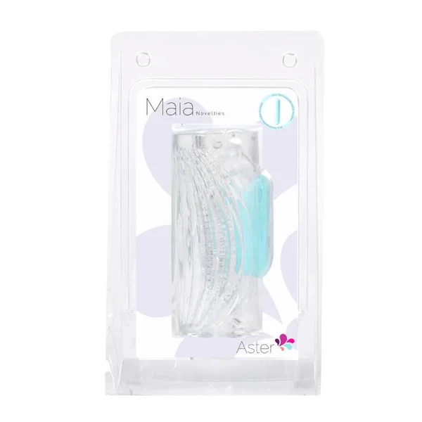 Maia Aster - Clear Vibrating Stroker Sleeve — image 2 of 5