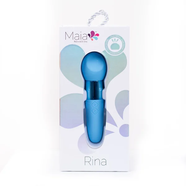 Maia RINA - Blue - Blue 13.3 cm USB Rechargeable Vibrator — image 5 of 5