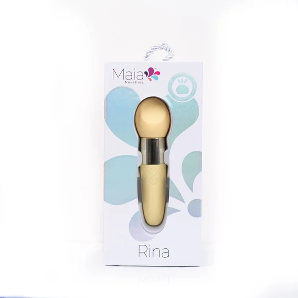 Maia RINA - Yellow - Yellow 13.3 cm USB Rechargeable Vibrator — image 5 of 5