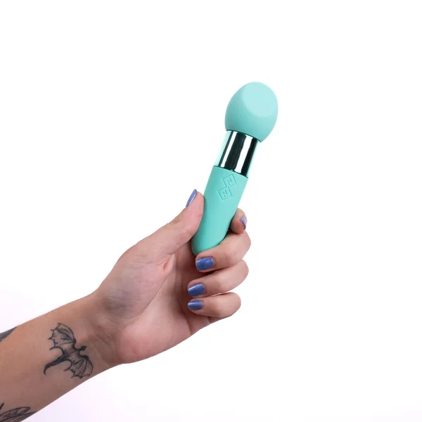 Maia RINA - Teal - Teal 13.3 cm USB Rechargeable Vibrator — image 2 of 5